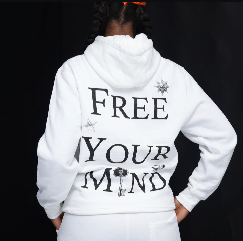 High Level Conversations Joggers (White)
