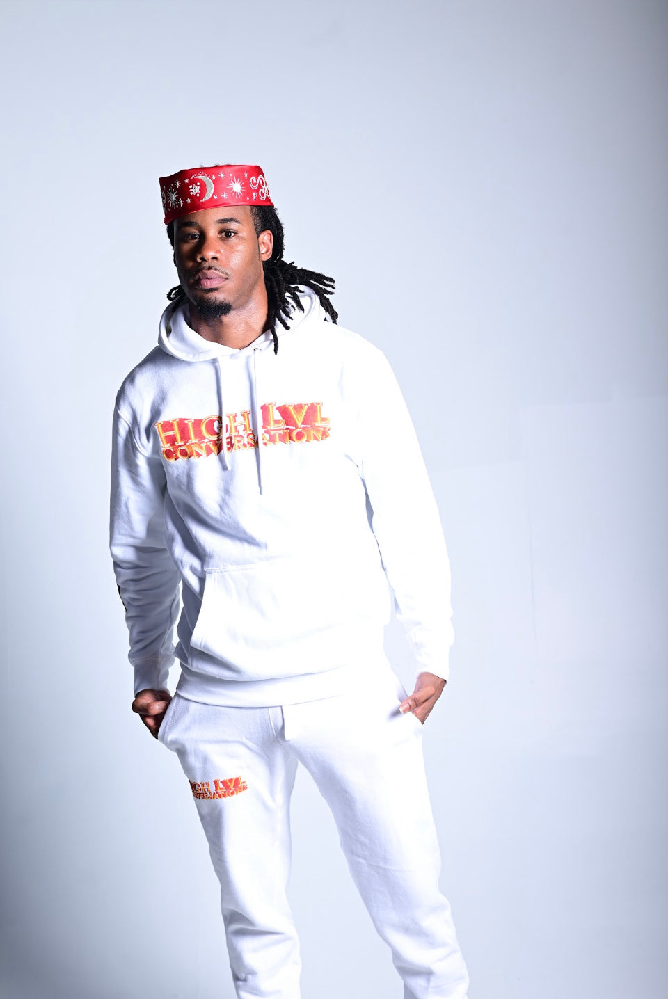 High Level Conversation Sweatshirt (White)