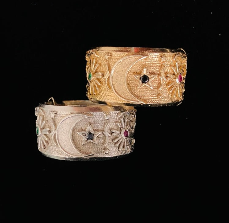 Black star CrownZ ring