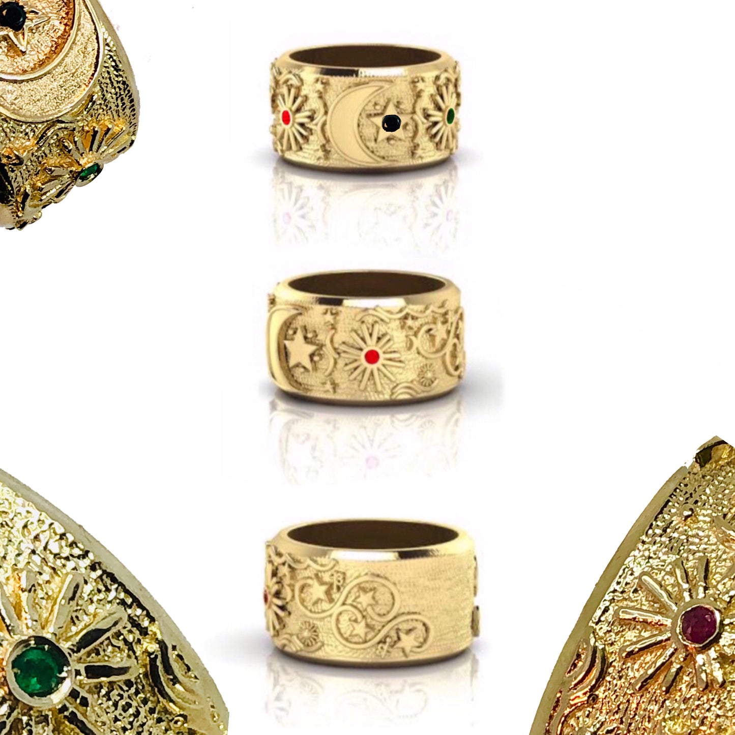 Black star CrownZ ring