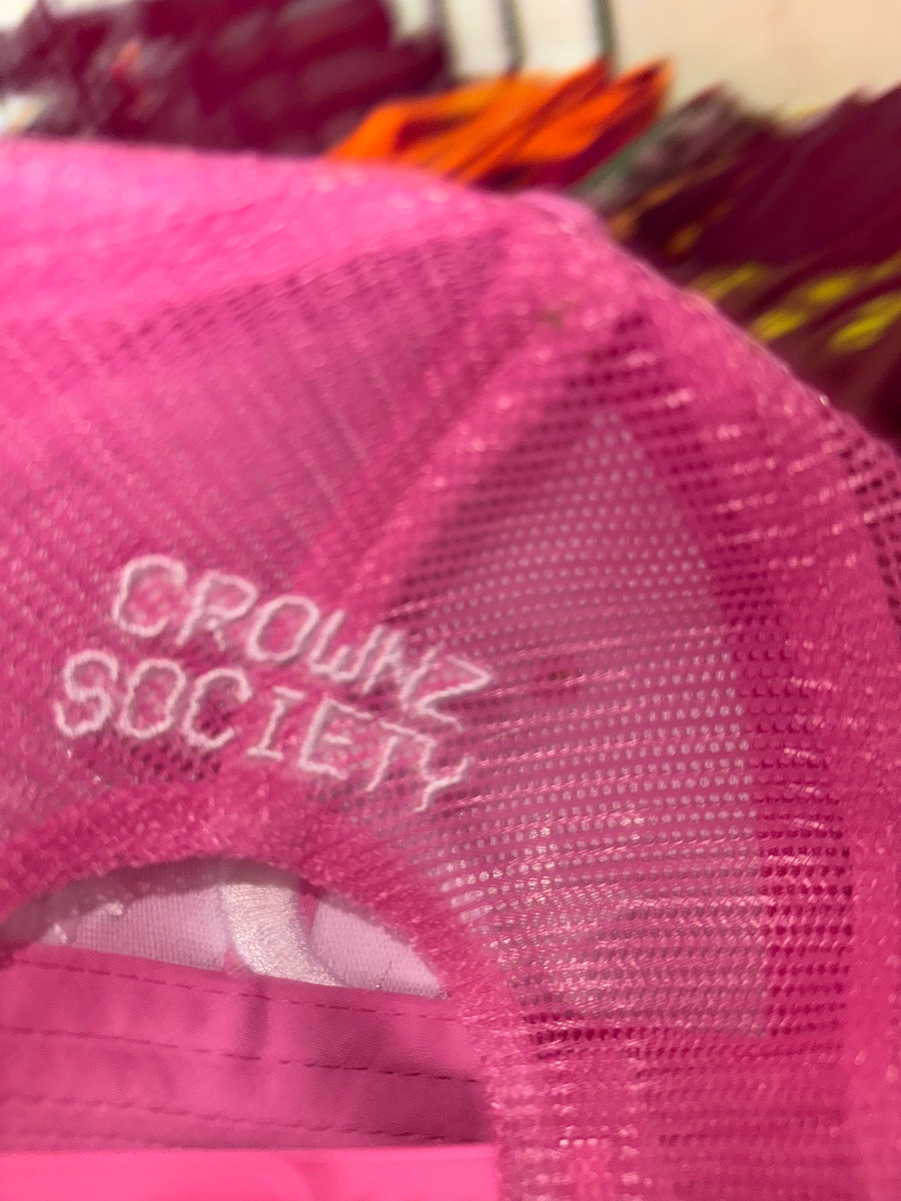 Pretty Pink Top Crownz Trucker Hat