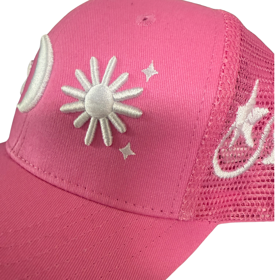 Pretty Pink Top Crownz Trucker Hat