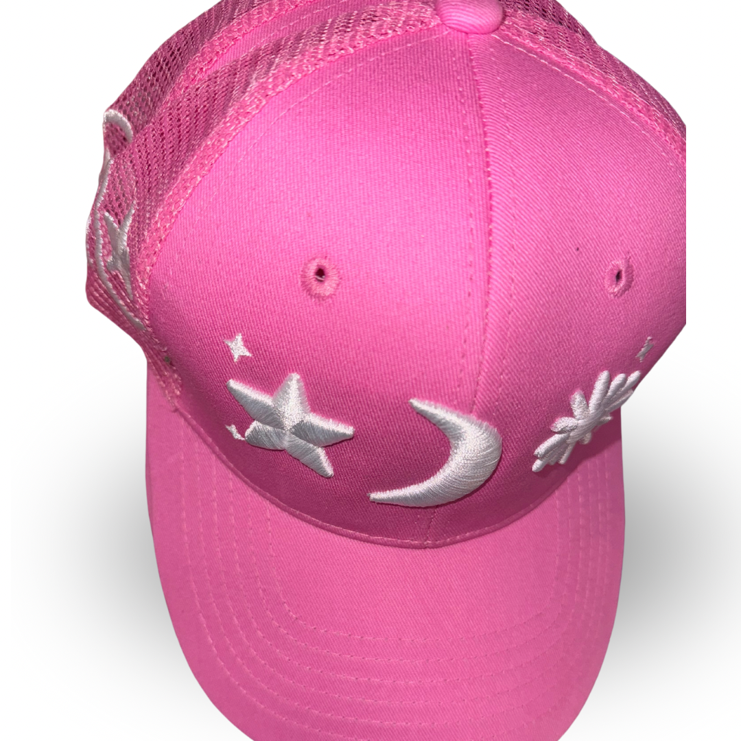 Pretty Pink Top Crownz Trucker Hat