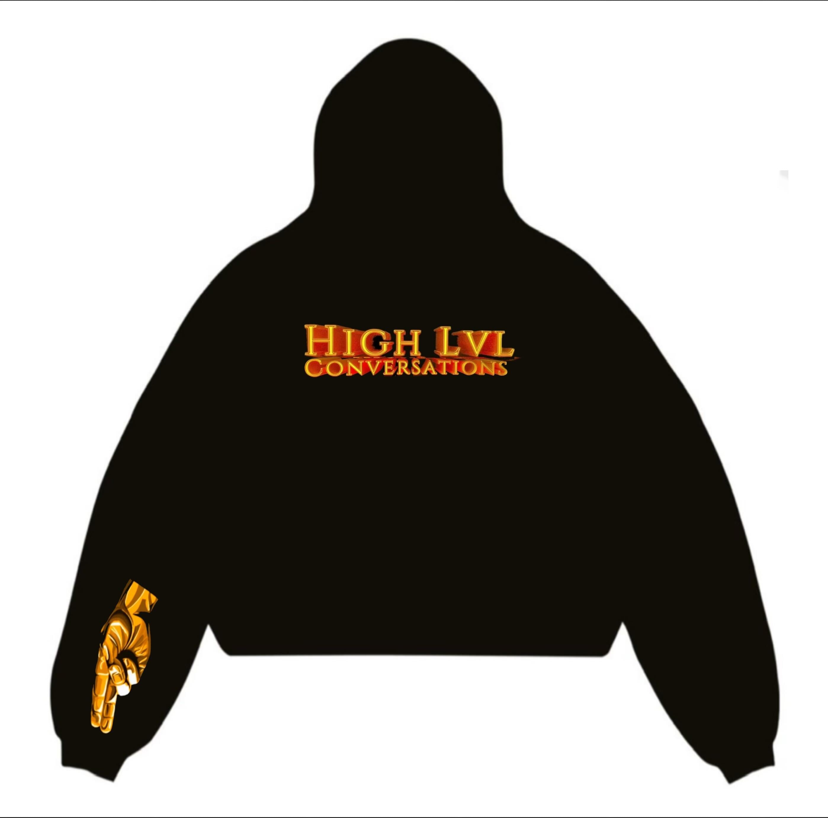 High Level Conversation Sweatshirt (Black)